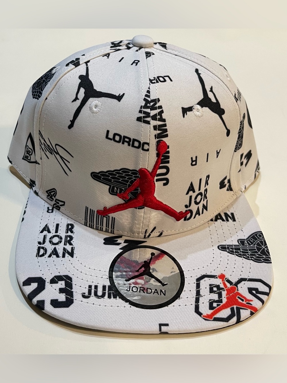 White Air Jordan Hat
